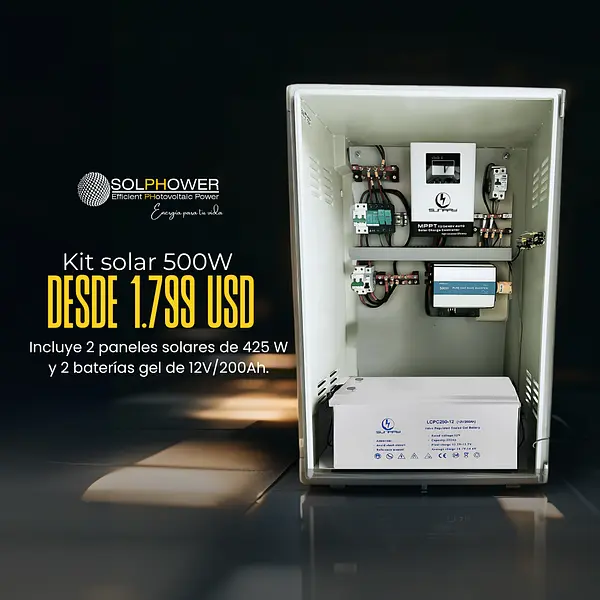 Kit Solar Off Grid 500w